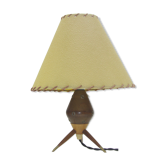 Wooden vintage lamp, 1960s.