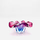 Sculptural bowl by Josef Hospodka, Bohemian Crystal, Chribska, circa 1960.