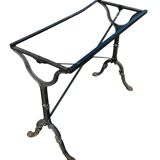 60s Parisian cast iron and marble bistro table