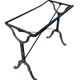 60s Parisian cast iron and marble bistro table
