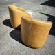 Paire de Fauteuils cuir vers 1980