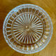 Vintage molded glass empty pocket cups