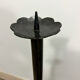 Brutalist wrought iron candlestick from the 70s