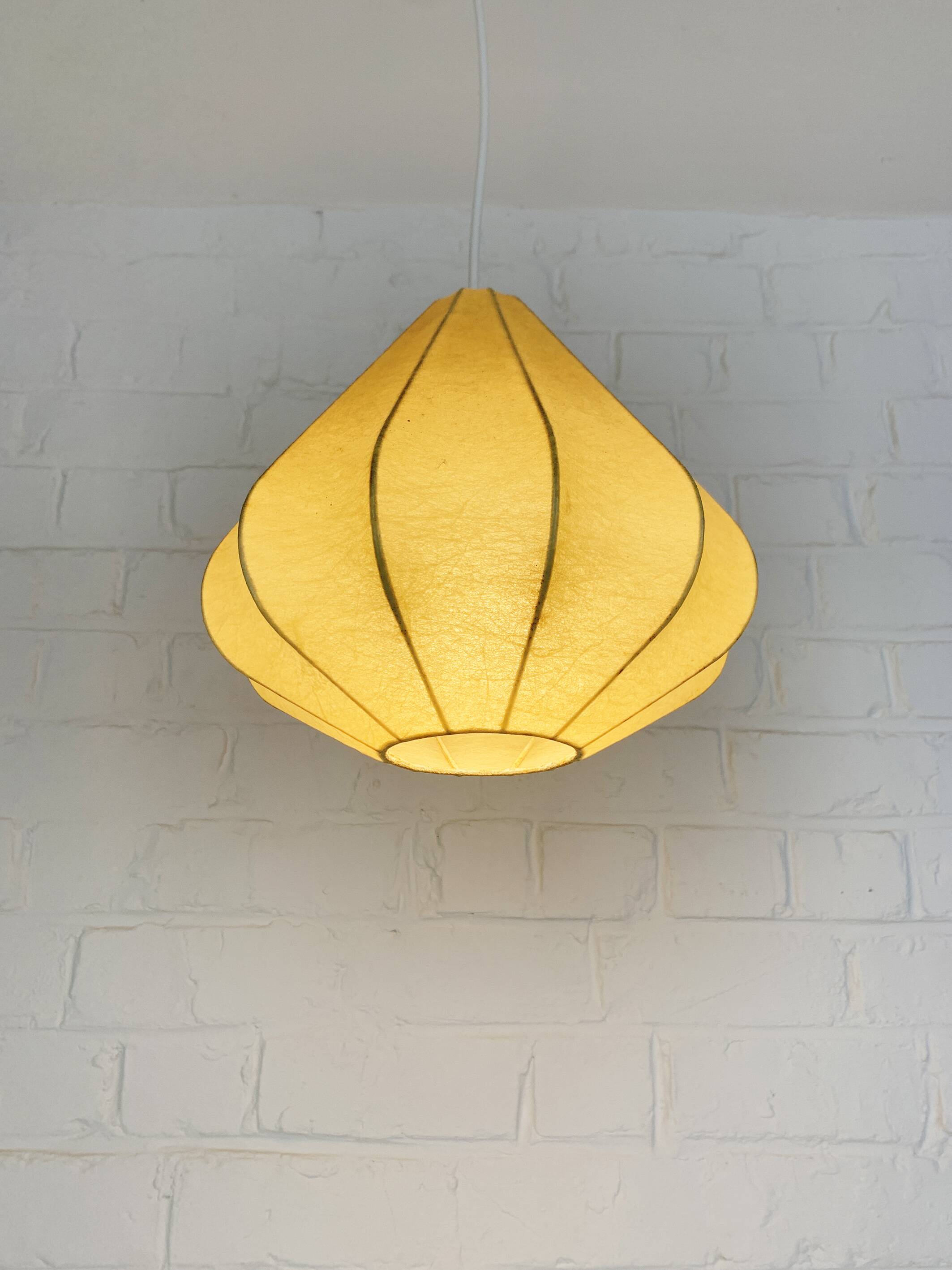 Cocoon Pendant Lamp, Friedel Wauer for Goldkant Leuchten, 1960s