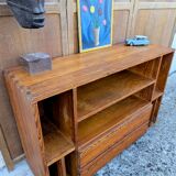 Vintage Solid Pine TV Hi-Fi Console Furniture 60s 70s 80s Chalet