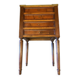Louis XVI style bedside chest of drawers