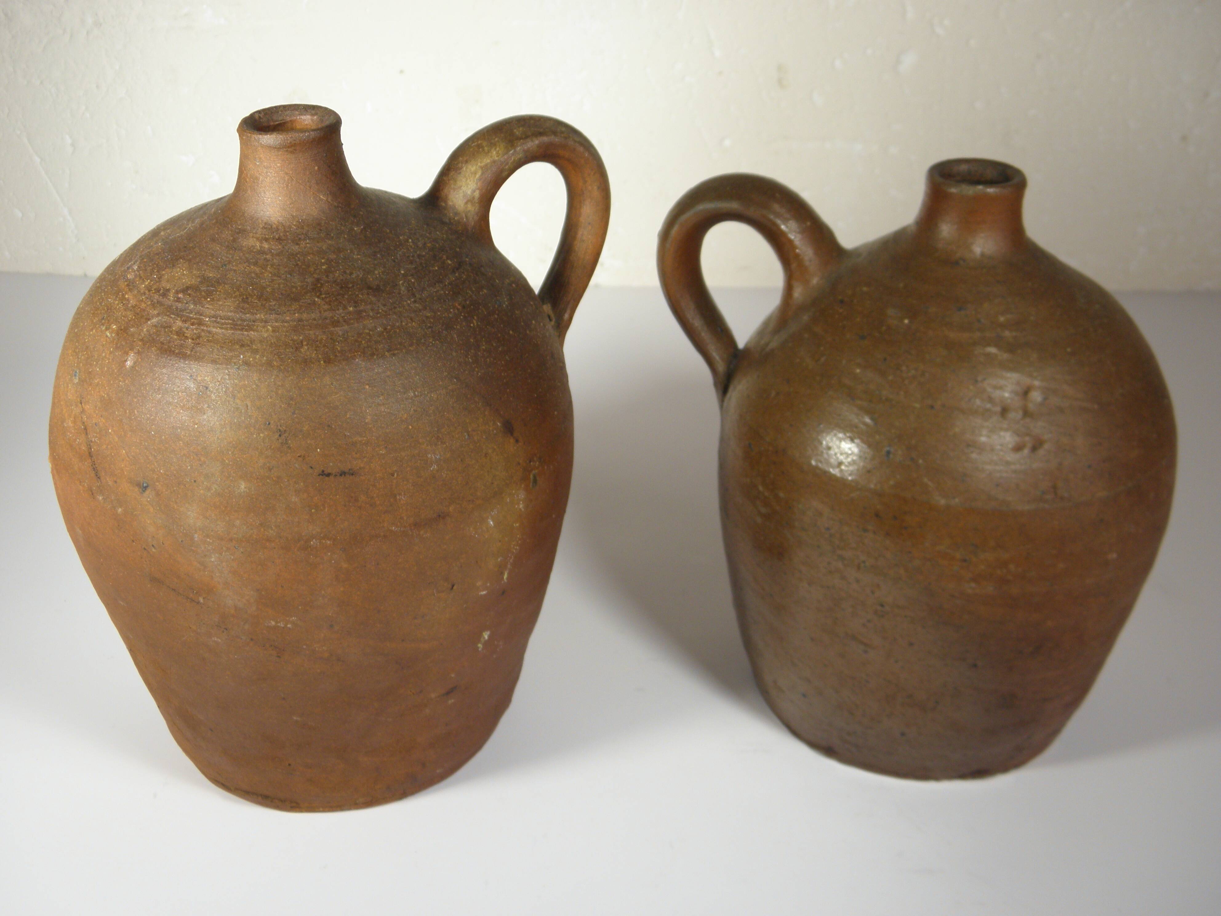 Lot of two old stoneware jugs