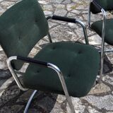 Paire de fauteuils Stafor vert bouteille
