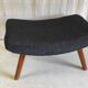 Ottoman modernist in solid wood - 1950s/60s
