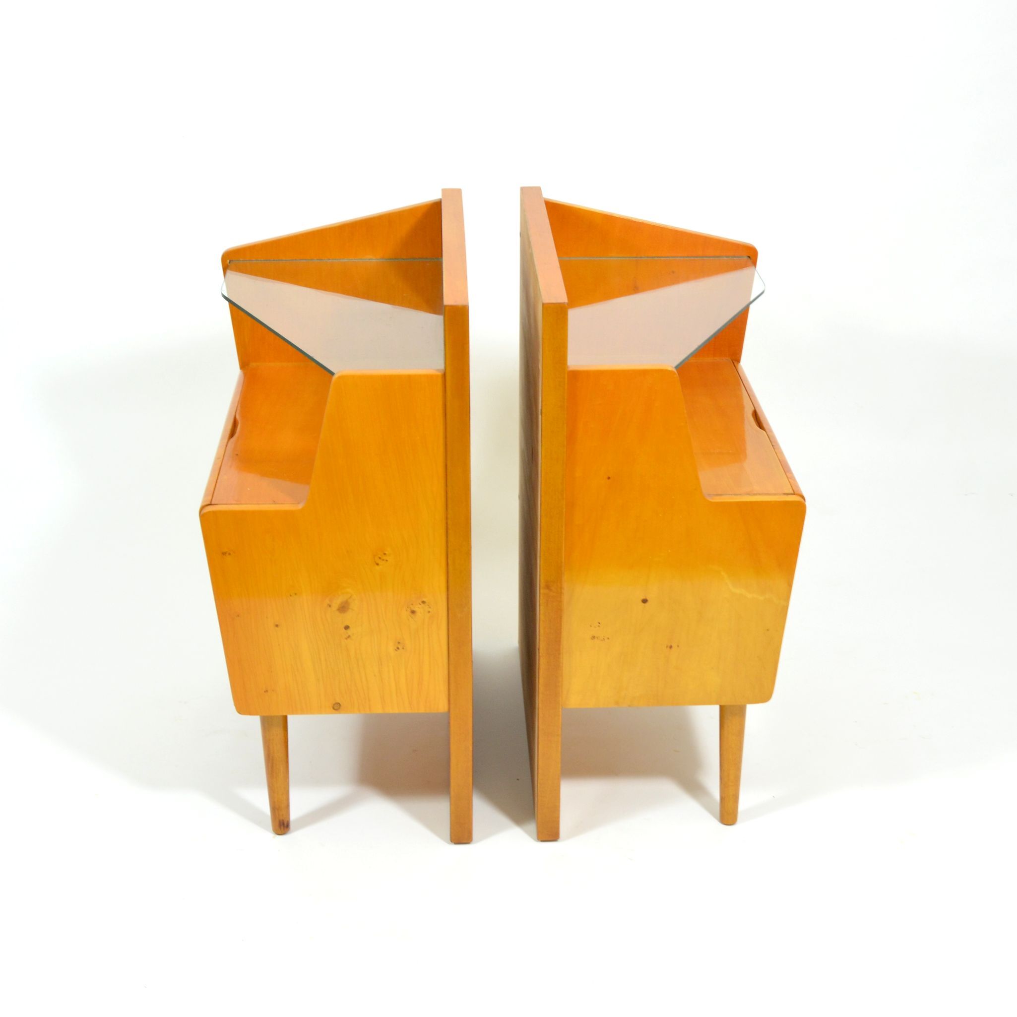 Vintage bohemian bedside tables 1960