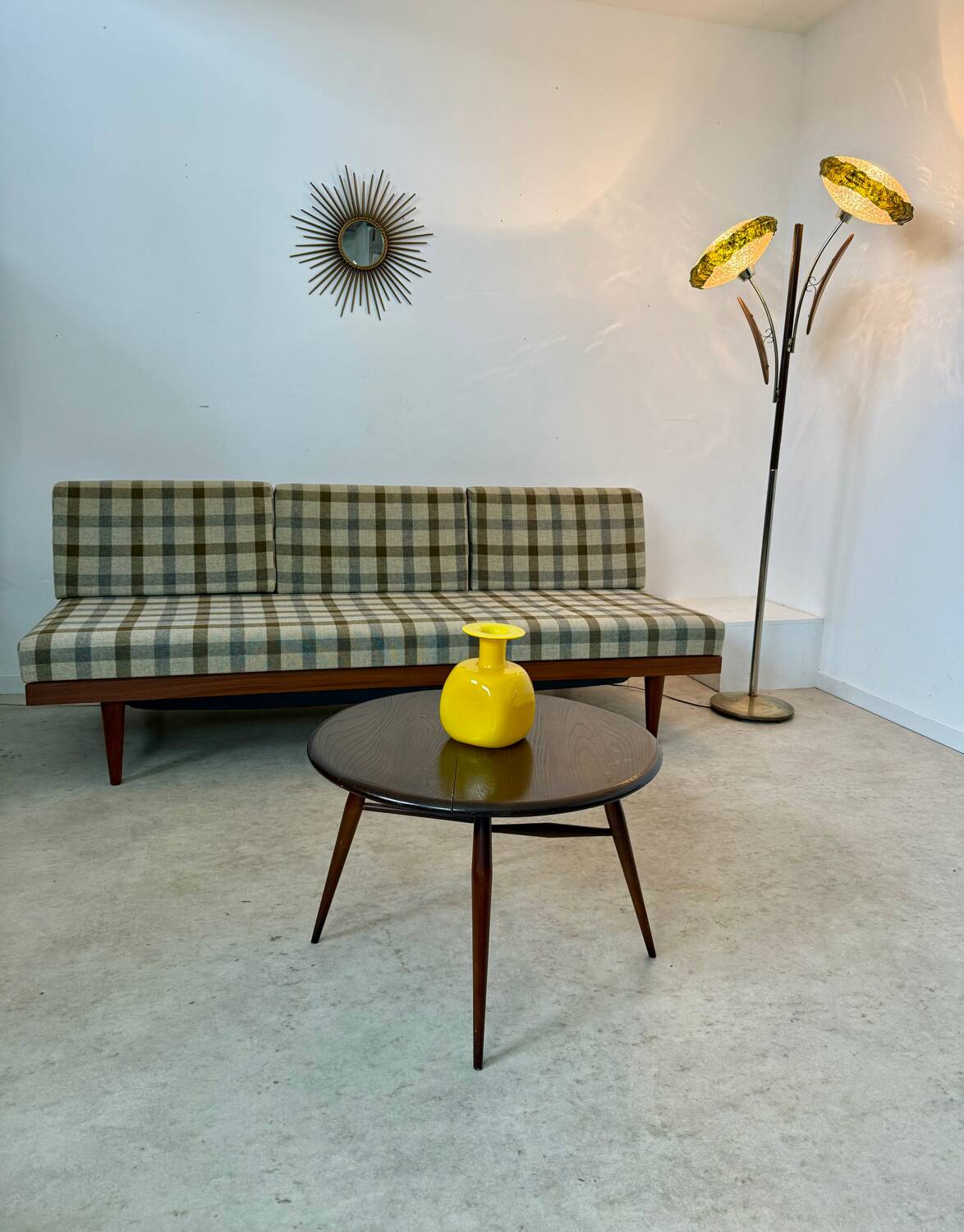 Ancien canapé Daybed scandinave "Svane", Haldor Vik et Ingmar Relling par Ekornes design scandinave Norvège 1960