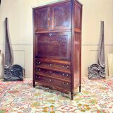 Louis XVI Mahogany Guillotine Secretary, 18th Century