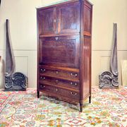 Louis XVI Mahogany Guillotine Secretary, 18th Century