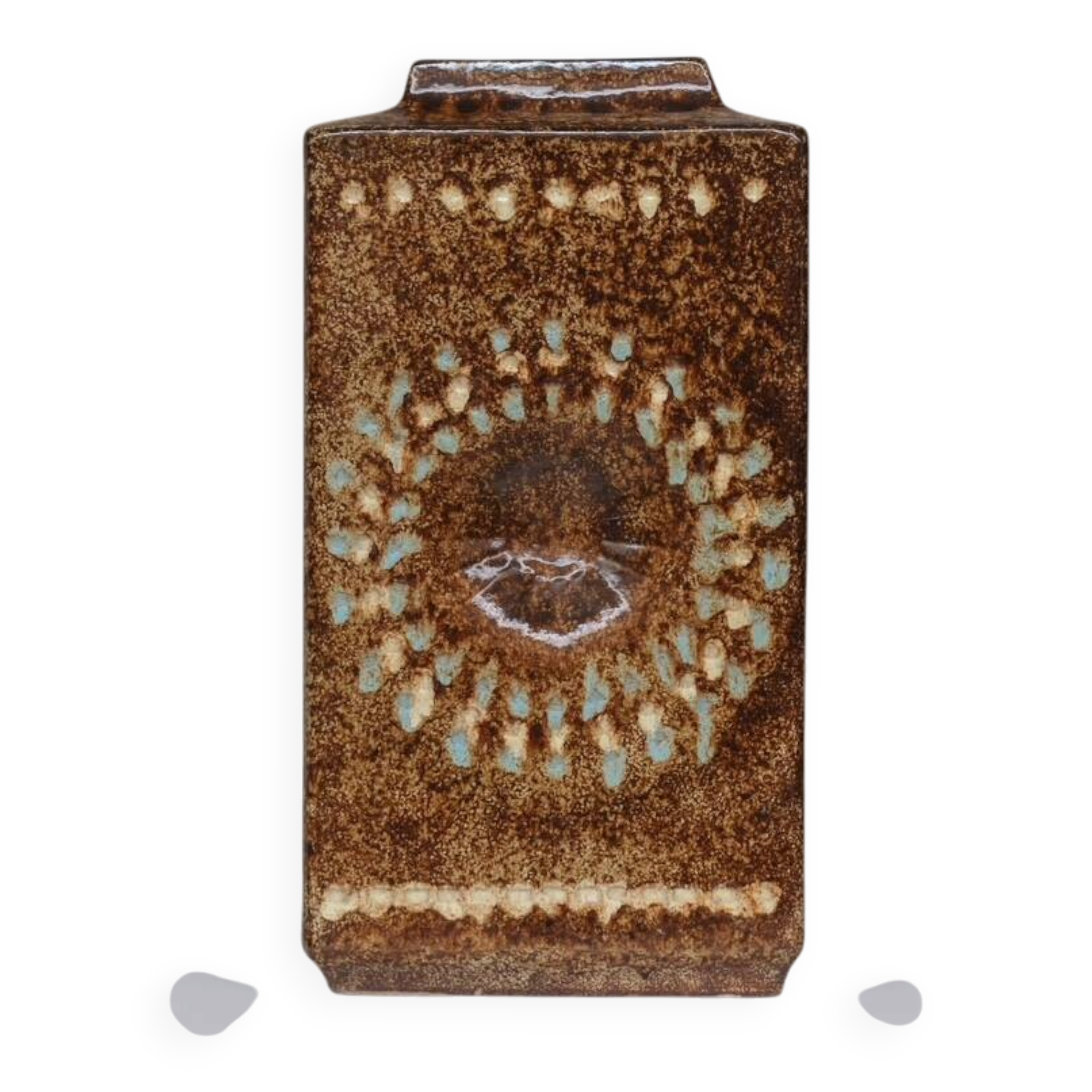 Pair of Mid-Century 'Zsolnay' Ceramic Urns or Vases