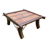 Vintage Indian coffee table "Ganga Jamuna" - Rajasthan