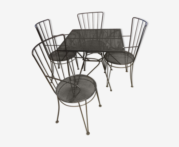 Salon de jardin en métal