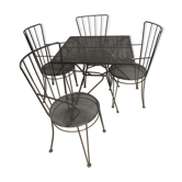 Metal garden living room