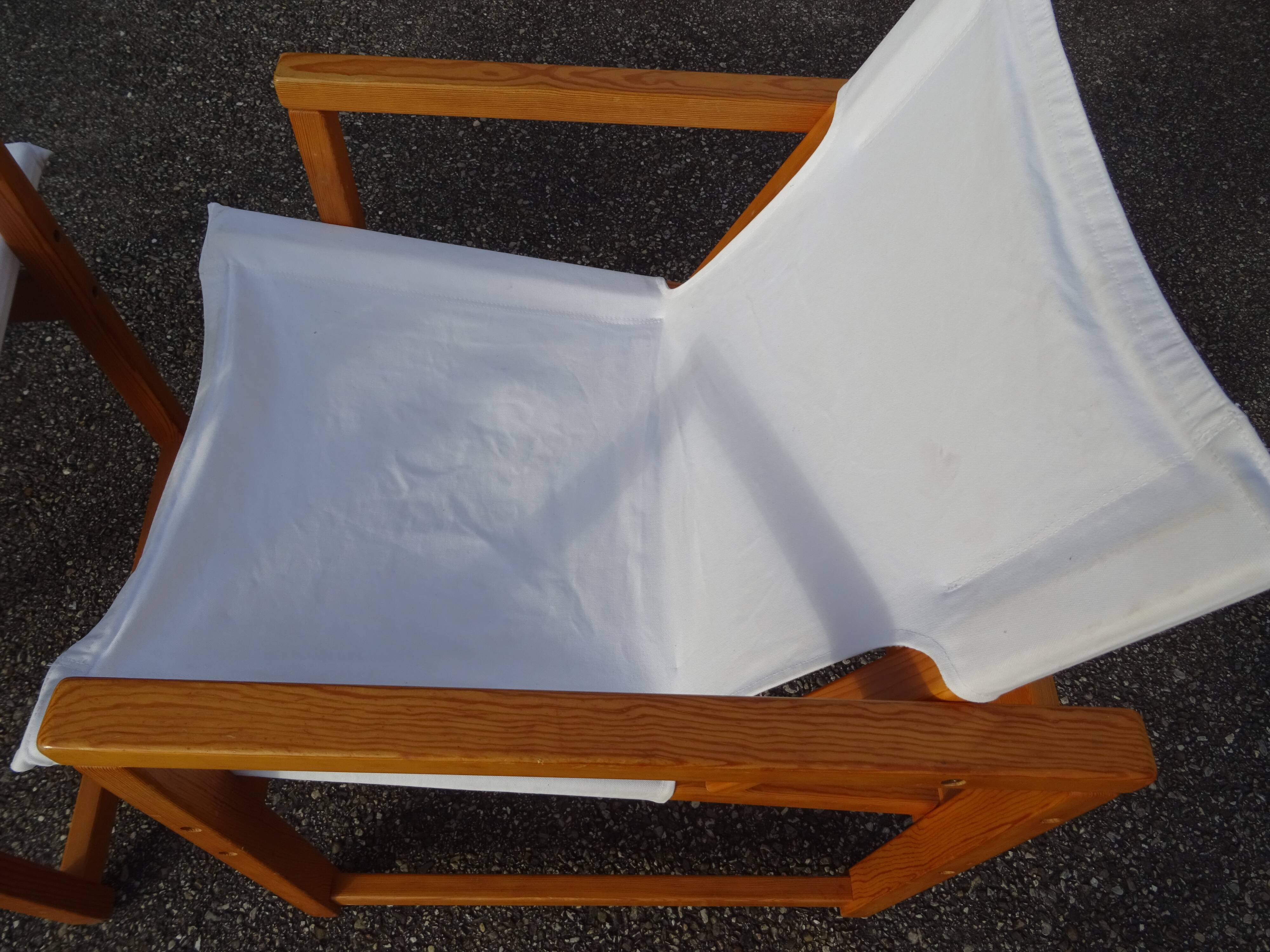 Paire de fauteuils style scandinave, années 70-80