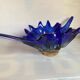 Large cobalt blue centerpiece