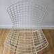 HARRY BERTOIA for KNOLL - White metal "wire" chair