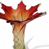 Vase en verre de Murano torsadé