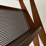 Bar cart in metal and oak by Jullian, designed in France 1960.