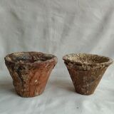 Old terracotta sap pots