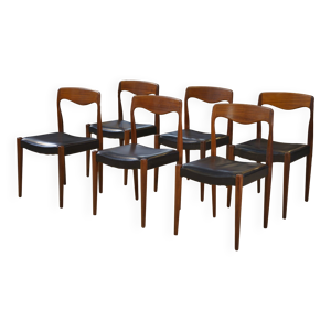 Ensemble de 6 chaises - moller