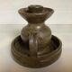 Handmade candle holder van gompel ceramist