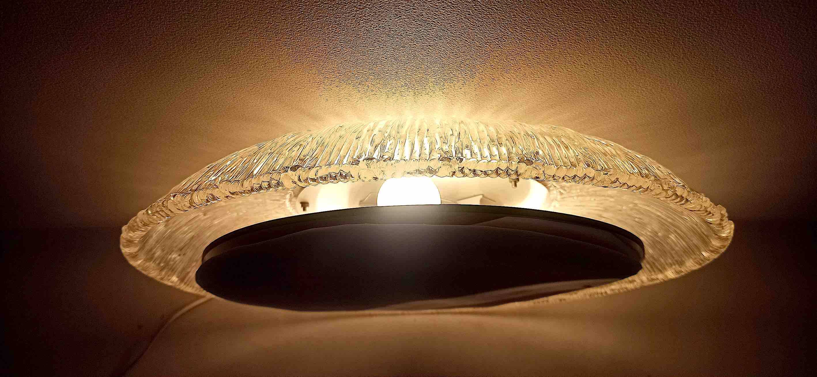 Miroir lumineux rétroéclairé hillebrand années 70