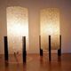 Pair of Midcentury Table Lamps Rockets, Germany, 1970s