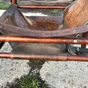 Fauteuils Safari en cuir années 1960