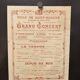 Affiche "Grand Concert" ville de Saint-Macaire 1934