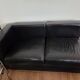 LC2 corner sofa Le Corbusier - Black Italian Leather