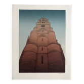 Alain le foll, albi, 1978. original lithograph signed in pencil.