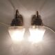 Pair of art deco wall lights