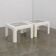 Wood and glass side table, c.1970 (1 of 2)
