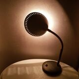 70s swan collar metal desk lamp