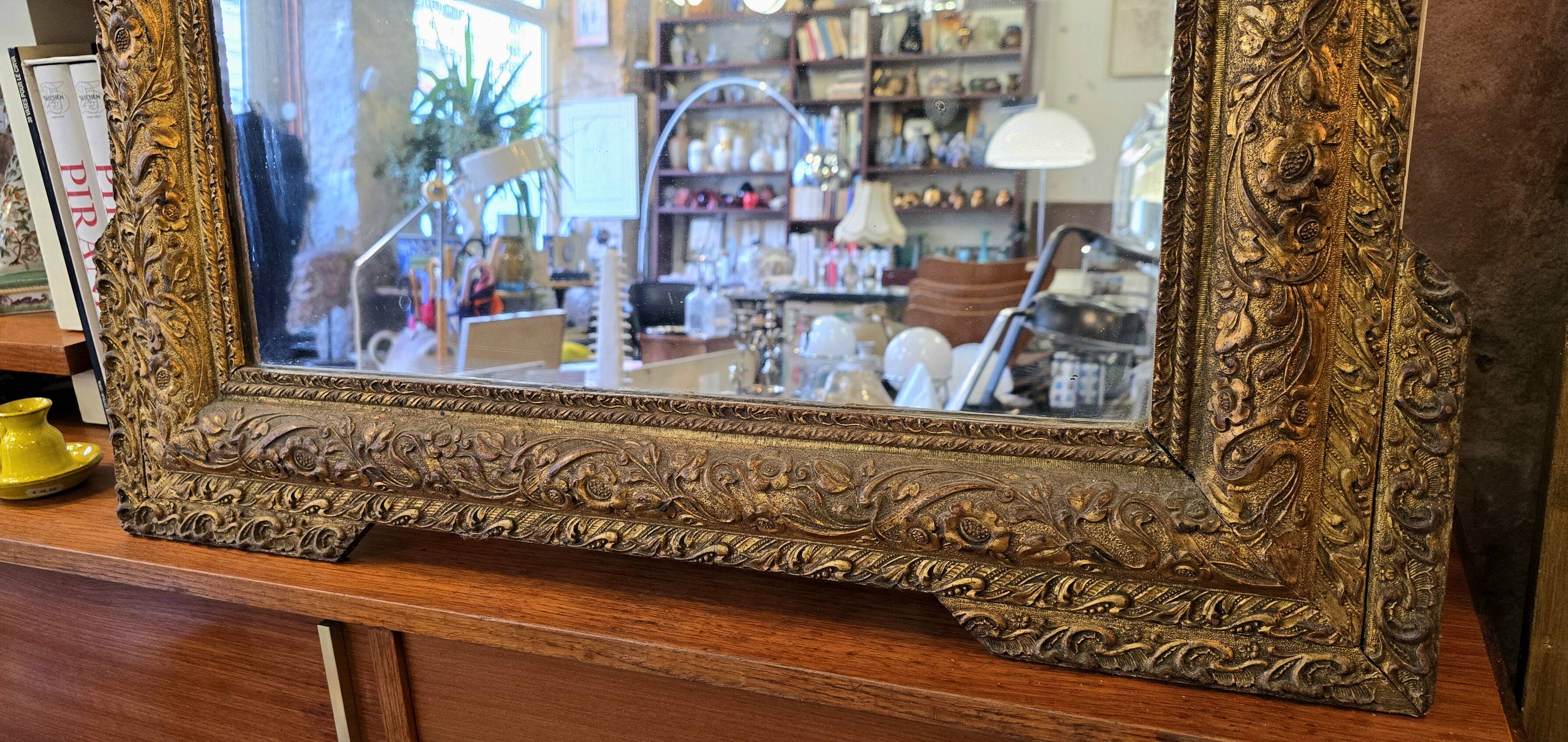 Large Napoleon III Mirror - 126 Cm