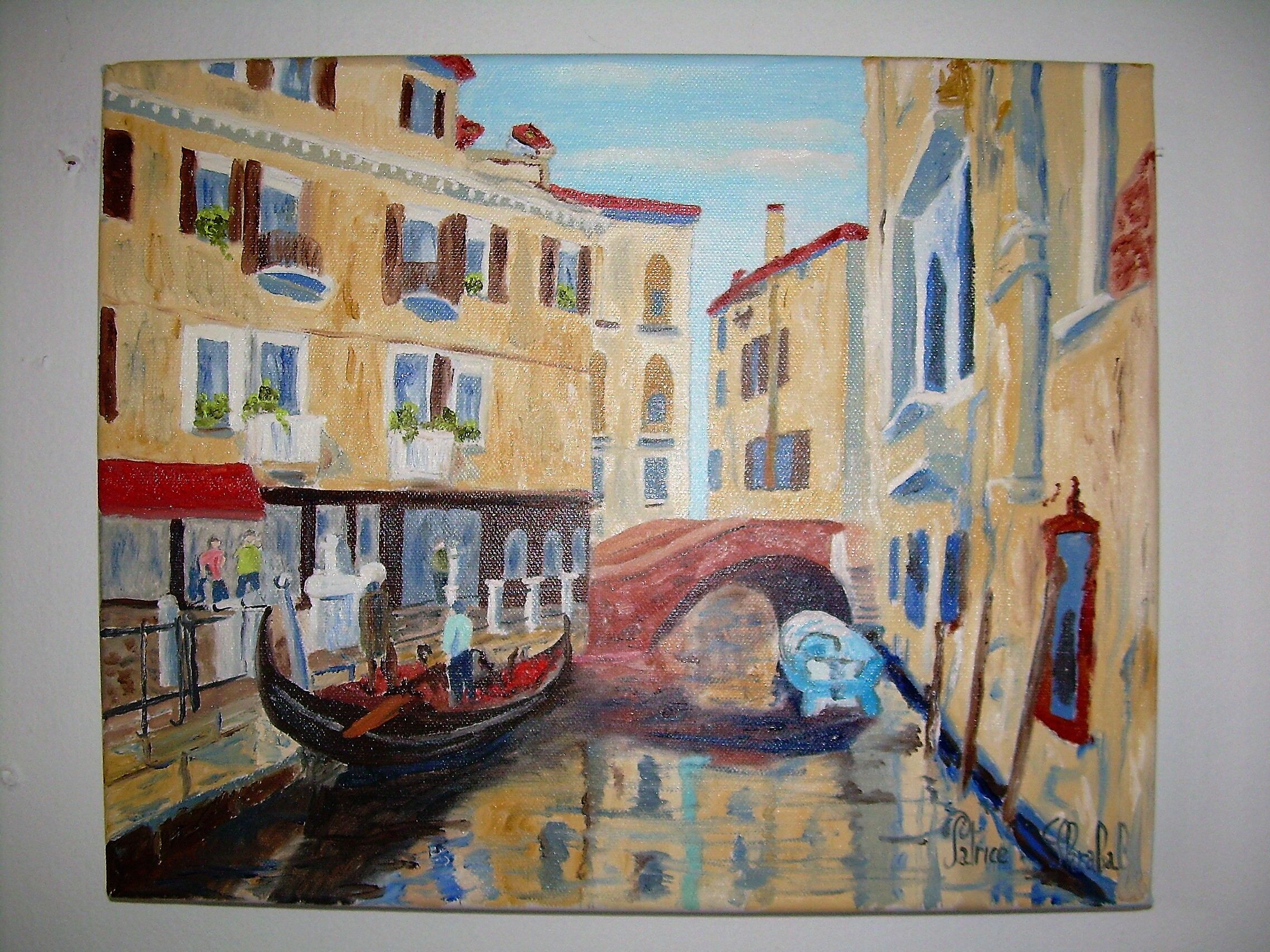 Oil on canvas by Patrice Skrabal: Venice
