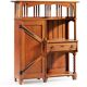 Gustave serrurier-bovy  buffet - vaisselier chambre d'artisan  circa 1