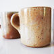 Quatre tasses en grès du Marais