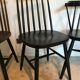 Set of 4 scandinavian chairs mismatched