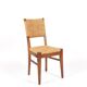 Audoux & Minet - Set of 4 vintage oak and rope chairs, circa 1950