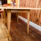 Wooden 50s portfolio table