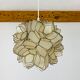 Mother-of-pearl flower suspension Rausch Capiz Germany, 70s