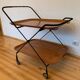 Swedish bar trolley by Paul Nagel for JIE Gantofta, 1950s