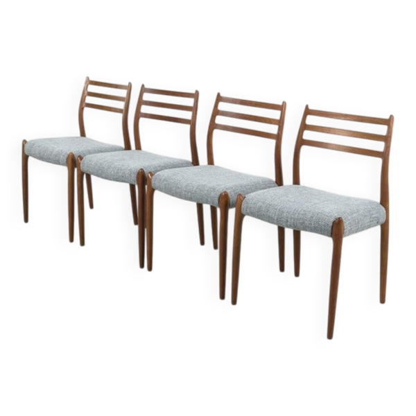 Ensemble de chaises Model 78 de Niels Møller