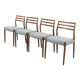 Ensemble de chaises Model 78 de Niels Møller