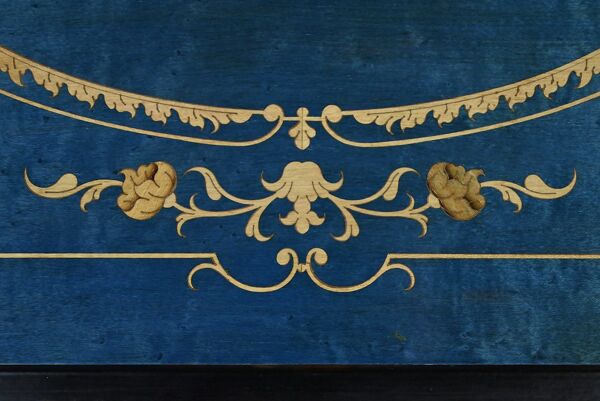 Chariot de service en marqueterie de Sorente, Italie – 1960